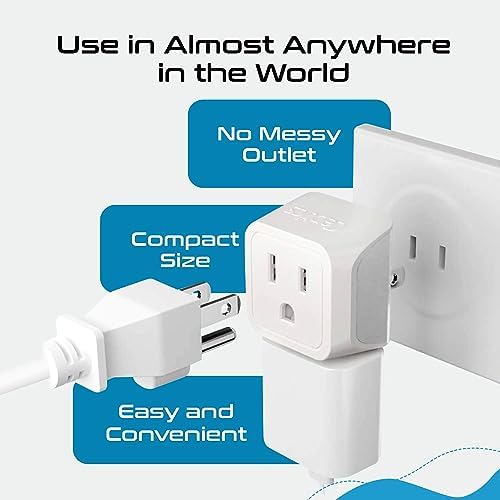 Ceptics World Travel Adapter Set - 2 in 1 USA to Europe, Asia, Africa, India, Japan, Australia, Brazil, China, Israel and more - 11 Pack - Safe Grounded - Works with Cell phones, Laptops, Chargers - Image 4