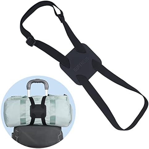 Luggage Straps，Luggage Straps for Suitcases Add a Bag Easy to Travel Belt for Luggage，Bag Bungee for Luggage，Adjustable Size Luggage Belt (Black) by Gufenlus