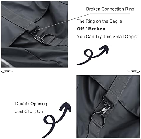 Zpsolution Zipper Clips Anti Theft - Double Opening Small Carabiner Clips - Image 6