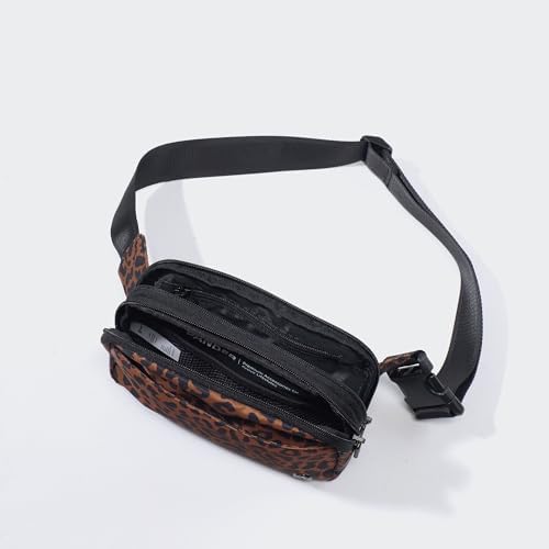 Pander Nylon Fanny Pack Belt Bag for Women with 5 Zipper Pockets - Image 5