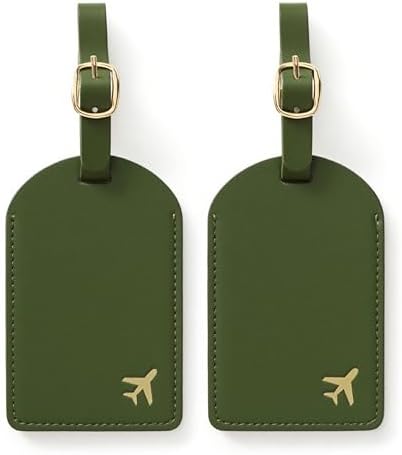 Luggage Tags for Suitcases, PU Leather Travel Tags for Luggage by ToTravelGear