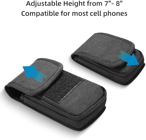 Urvoix Dual MOLLE Phone Pouch, Tactical Holster 2 Phones Belt Holder - Image 6
