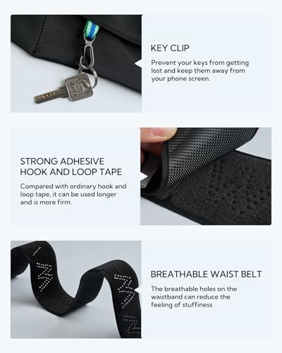 WATERFLY Running Belt Fanny Pack: Slim Lightweight Waist Bag for Runners - Image 6