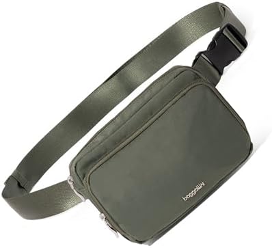 Baggallini Modern Belt Bag 5x8 Travel Fanny Pack Sling Bag Waistpack w/RFID Card Holder Water-resistant Crossbody Bag by baggallini