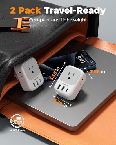 TESSAN UK Adapters for Travel, Type G Adaptor, 2 Pack - Image 5
