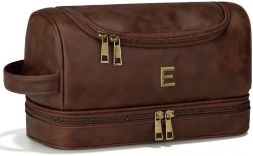 Personalized Toiletry Bag for Men, Initial Custom Gifts for Men by Unknown