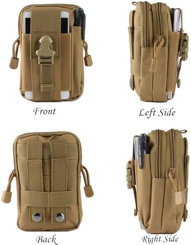 Outdoor Tactical Waist Bag Molle Pouch Military Hip Waist Compact Belt Bag Pouch Wallet Camping Phone Power Bank Camping Hiking Gear Tool Organizer - Image 3