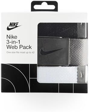 Nike Men's 3 Pack Web Belt - Image 3