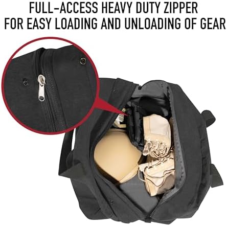 Rothco Canvas Parachute Cargo Bag – Extra Large Travel Duffle Bag with 75L Capacity