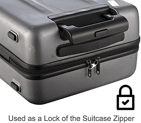 Zpsolution Zipper Clips Anti Theft - Double Opening Small Carabiner Clips - Image 4