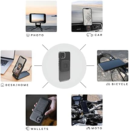 Peak Design Mobile Universal Adapter, Charcoal, SlimLink Technology, Adhesive Mount for 3rd Party Phone Cases, MagSafe Compatible, Weatherproof Nylon Canvas, Works Mobile Accessories - Image 7