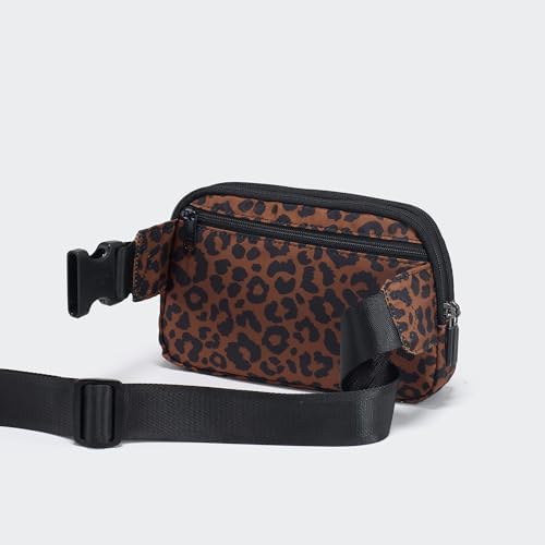 Pander Nylon Fanny Pack Belt Bag for Women with 5 Zipper Pockets - Image 4