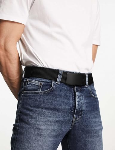 JUKMO Men's 1.5" Nylon Ratchet Casual Belt for Jeans - Image 6
