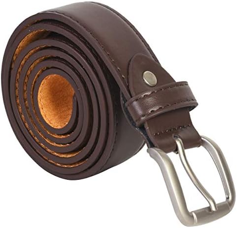 LB LEATHERBOSS Men's Brown Leather Money Belt Sizes 32 Through 56 by LeatherbossCollection
