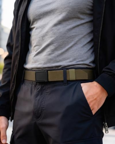 CHAOREN Tactical Belt Men - 1.5" Stretch Work Belt with Zinc Alloy Buckle - Image 3