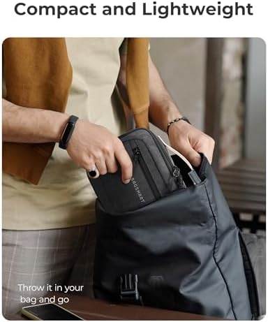 BAGSMART Electronics Organizer Travel Case, Cord Organizer Travel Cable Bag for Tech Accessories(Gray) - Image 5