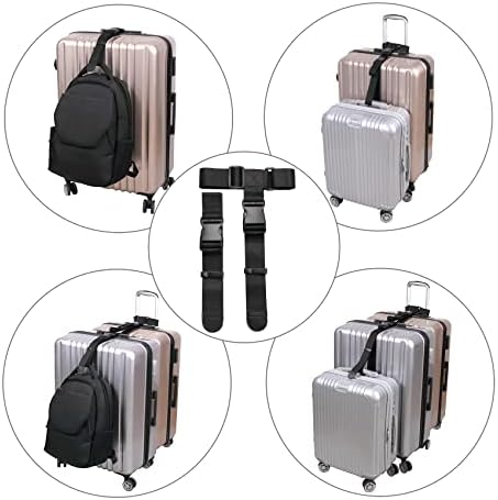 Vigorport Luggage Connector Straps for Suitcase, Add A Bag Suitcase Belt - Image 4