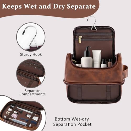 Personalized Dad Gifts from Daughter Son Travel Mens Toiletry Bag - Image 5