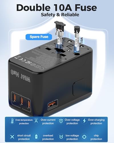 140W GaN Universal Travel Adapter & Laptop Charger for 200+ Countries - Image 5