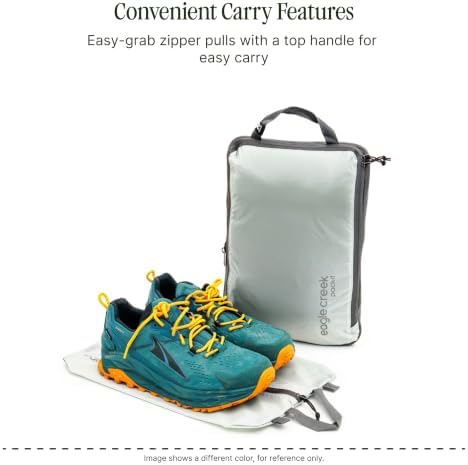 Eagle Creek Pack-It Reveal Shoe Sack - Breathable Shoe Storage Sack for Optimizing Luggage Space - Quick-Drying Material - Lightweight - Translucent Fabric - Washable - Ventilate - Image 5