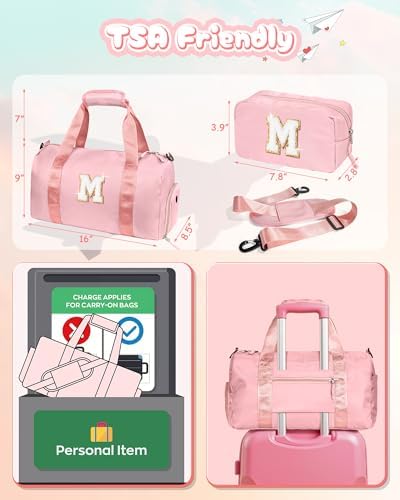 Gifts for Daughter-Girl Gym Bag Soccer Bags with Shoe Compartment - Image 3