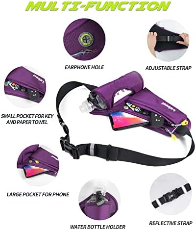 Labeol Running Belt, Waterproof Hydration Belt with Water Bottle Holder - Image 5