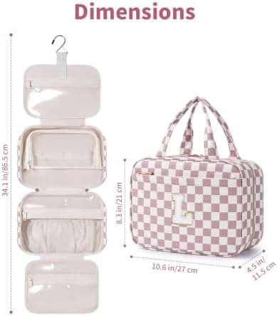 Narwey Hanging Travel Toiletry Bag, Makeup Bag for Women Girls Kids Gifts - Image 4
