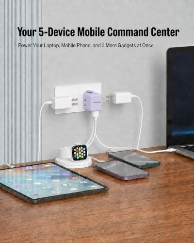 BEONDON Universal Travel Adapter 25W USB-C PD Charger Worldwide Plug - Image 6