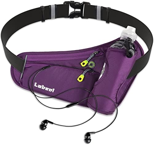 Labeol Running Belt, Waterproof Hydration Belt with Water Bottle Holder by Labeol