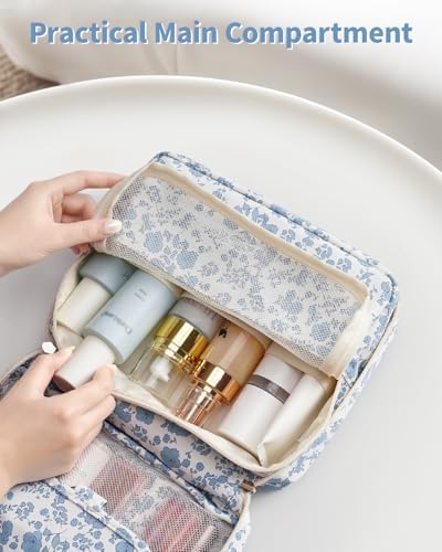 Narwey Hanging Travel Toiletry Bag for Women, Travel Makeup Organizer Bag - Image 5