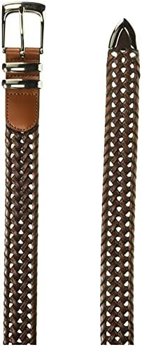 Perry Ellis Men's Portfolio Braided Leather Belt - Image 3