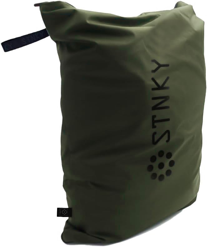 STNKY Bag Pro - Laundry Bags With Zips, Handles and Internal Mesh Bag for Travel, Yoga, Healthcare, Gym Kit, Laundry (XL, Forest Green)