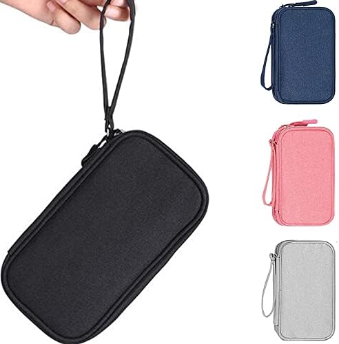 Electronics Accessories Bag / Electronic Organizer Case, Durable Small Electronics Accessories Storage Bag for Various USB, Cables, Hard Drive, Phone, Cords and Power Travel Gadget Carry Bag, Black - Image 5