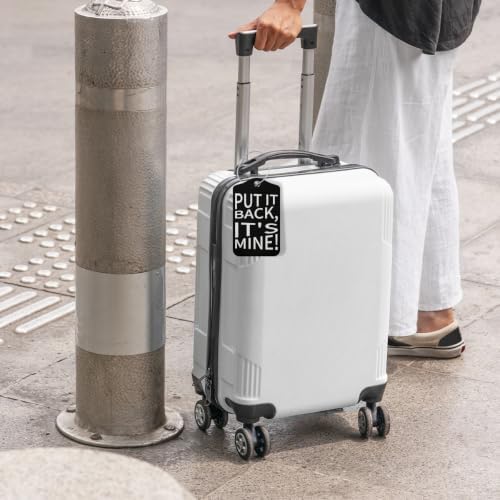 Luggage Tags for Suitcases, Put It Back It's Mine Suitcase Identify Labels - Image 5
