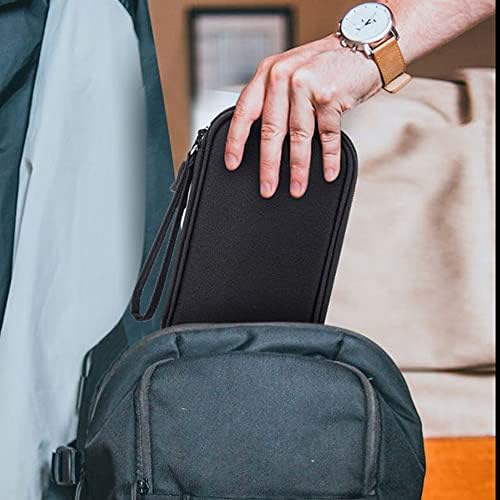 Electronics Accessories Bag / Electronic Organizer Case, Durable Small Electronics Accessories Storage Bag for Various USB, Cables, Hard Drive, Phone, Cords and Power Travel Gadget Carry Bag, Black - Image 7