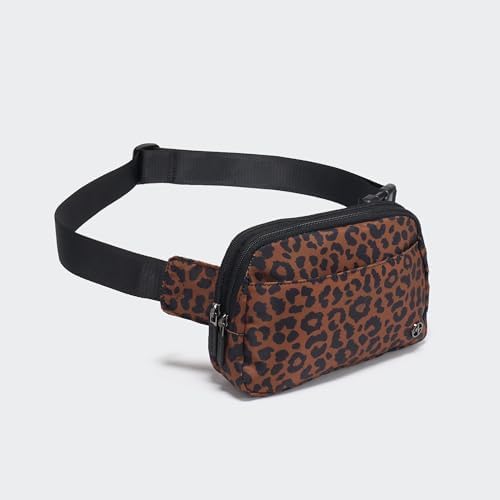 Pander Nylon Fanny Pack Belt Bag for Women with 5 Zipper Pockets - Image 3