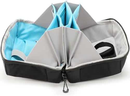 VanFn Electronics Travel Organizer Storage Bag, Travel Accessory Handle Bag, Gadgets Pouch, USB Cable, Travel Friendly Electronics Organizer P.Travel Series by VanFn