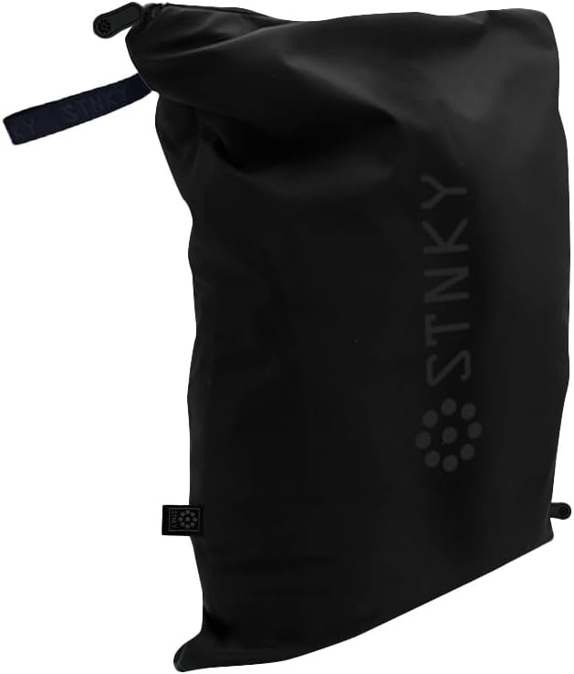 STNKY Bag Pro - Laundry Bags With Zips, Handles and Internal Mesh Bag for Travel, Yoga, Healthcare, Gym Kit, Laundry (Standard, Black)