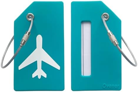 5Pack Silicone Luggage Tag with Name ID Card Perfect to Quickly Spot Luggage Suitcase by Ovener - Image 5