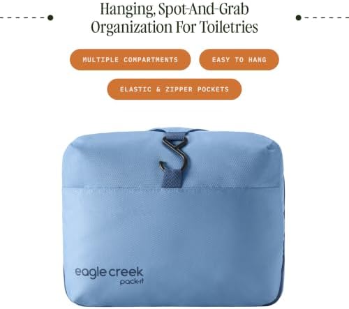 Eagle Creek Pack-It Hanging Toiletry Kit, Blue Dawn - Image 2