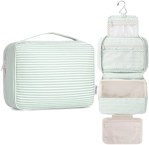 Narwey Hanging Travel Toiletry Bag for Women, Large Makeup Cosmetic Bag by Narwey