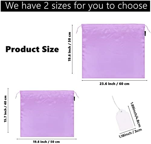 GONGKANGYUAN 30 Pack Dust Bags for Handbags Travel Storage Pouch, Silk Handbag Dust Cover Bags for Purses Pocketbooks Shoes Boots - Image 3