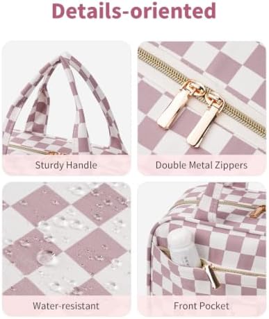 Narwey Hanging Travel Toiletry Bag, Makeup Bag for Women Girls Kids Gifts - Image 5