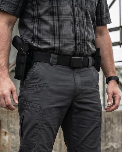 CHAOREN Tactical Belt Men - 1.5" Stretch Work Belt with Zinc Alloy Buckle - Image 3