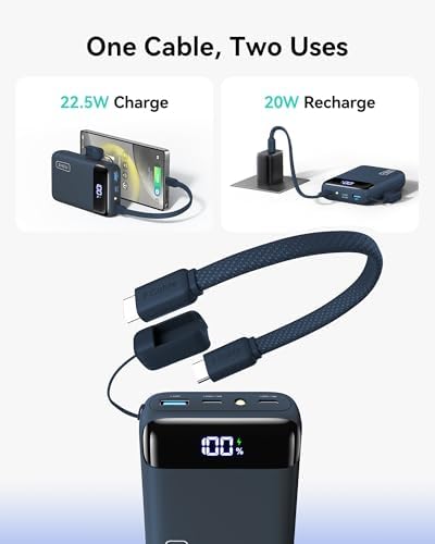 INIU Portable Charger, Smallest 20000mAh 22.5W Fast Charging Power Bank - Image 6