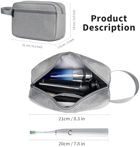 Travel Toiletry Bag for Men & Women, Hanging Cosmetic Organizer - Image 2