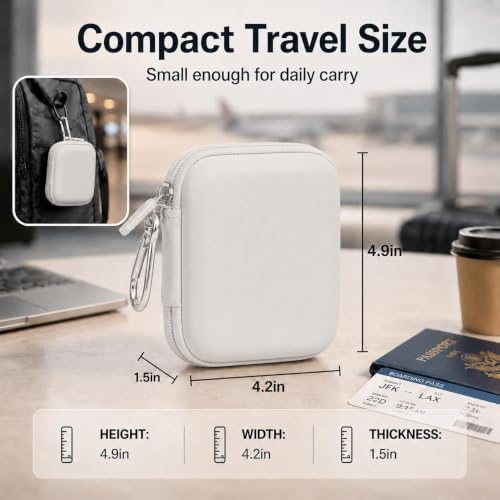 ANKHOH Power Bank Case for Clutch Pro for INIU for Anker Nano, White - Image 4