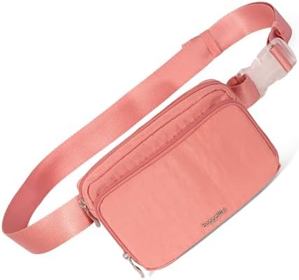 Baggallini Modern Belt Bag 5x8 Travel Fanny Pack Sling Bag Waistpack w/RFID Card Holder Water-resistant Crossbody Bag by baggallini
