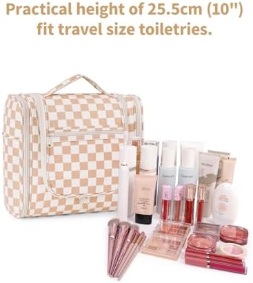 Narwey Large Hanging Travel Toiletry Bag for Women, Makeup Cosmetic Bag - Image 4