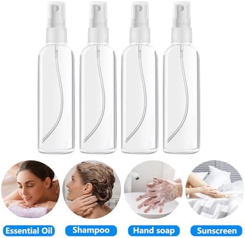DTDNZKN 4 Pack 3.4 Oz (100ml) TSA Approved Travel Bottles - Image 5
